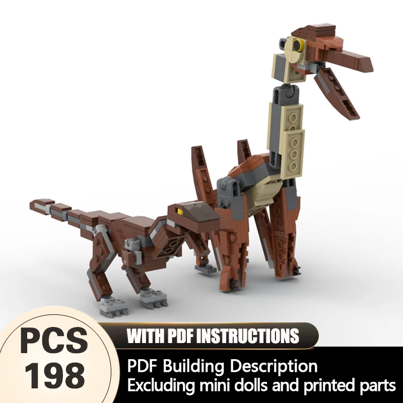 Creators Animal Series Model MOC Building Bricks Quetzalcoatlus And Dinosaur Modular Technology Gifts Assemble Children Toy Suit
Creators Animal Series Model MOC Building Bricks Quetzalcoatlus And Dinosaur Modular Technology Gifts Assemble Children Toy Suit