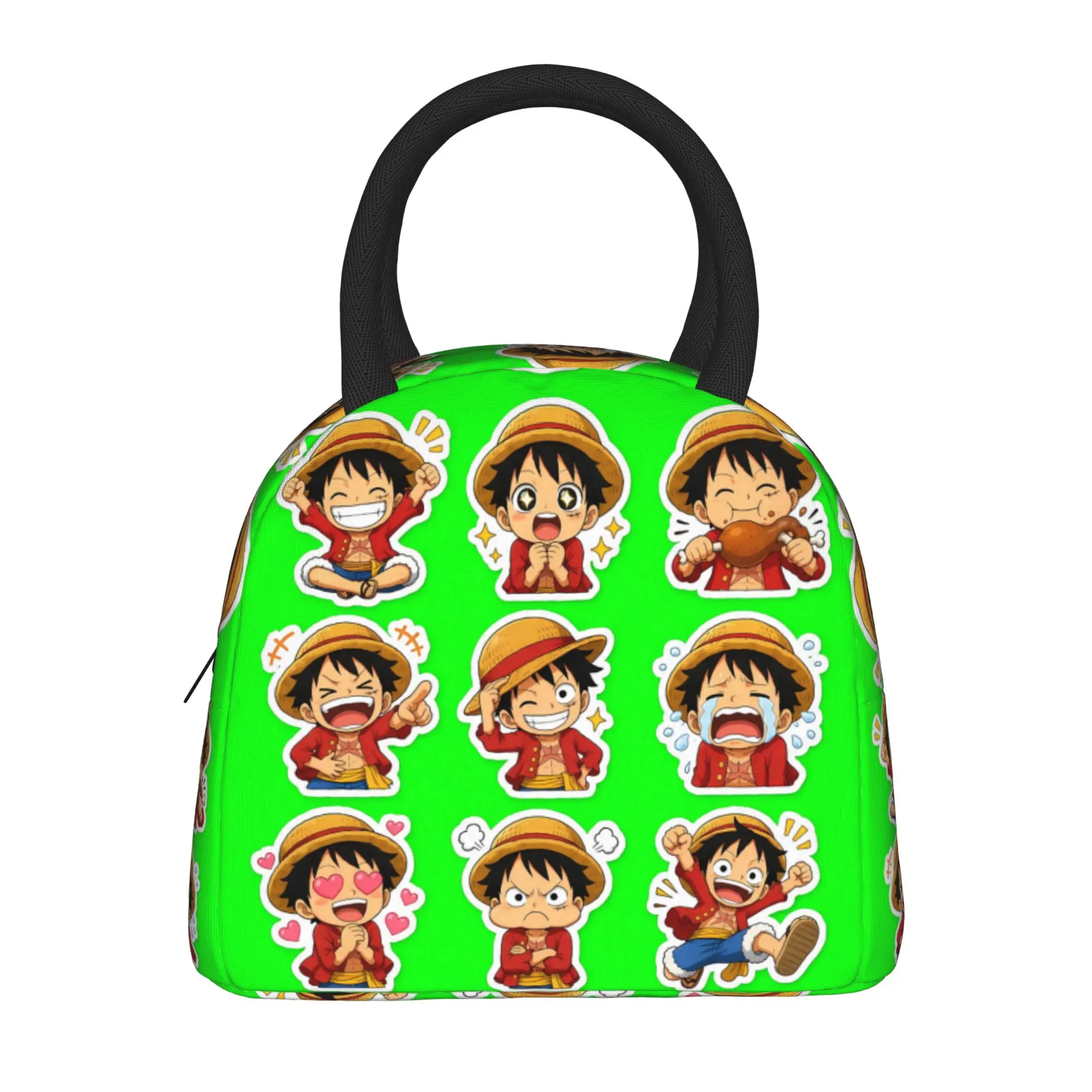 Green Base Luffy Sticker One Piece Lunch Bag Outdoor Picnic Lunch Box For Child Designer Tote Food Bags Convenient Cooler Bag
Green Base Luffy Sticker One Piece Lunch Bag Outdoor Picnic Lunch Box For Child Designer Tote Food Bags Convenient Cooler Bag