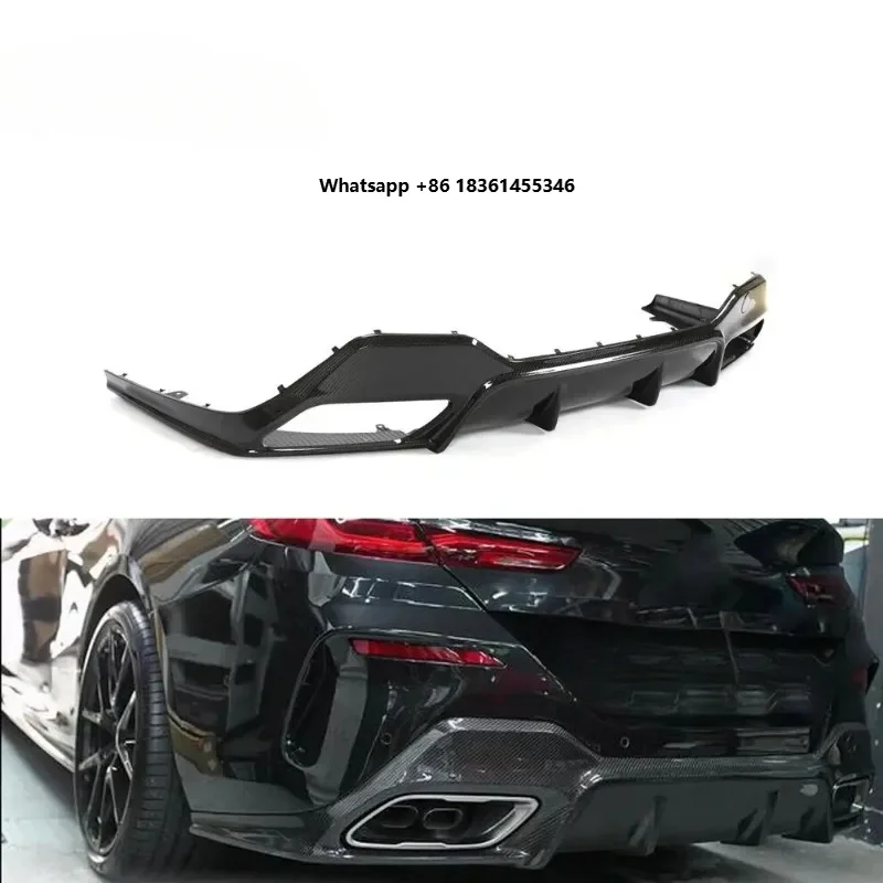For 8 Series G14 G15 M850i M-Sport 2018-2022 High Quality Dry Carbon Fiber Rear Bumper Diffuser Lip
For 8 Series G14 G15 M850i M-Sport 2018-2022 High Quality Dry Carbon Fiber Rear Bumper Diffuser Lip