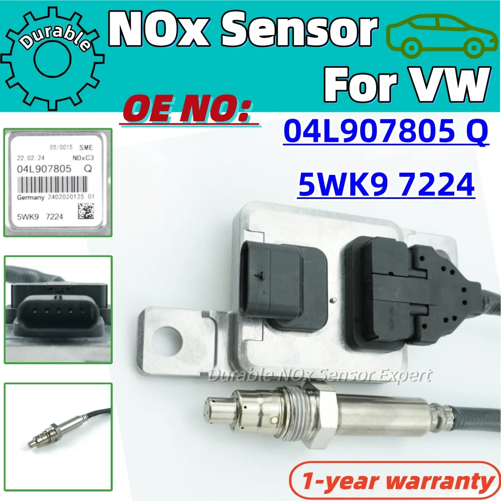 5WK97224 04L907805Q Nox Sensor for VW Tiguan Caddy 2.0TDI AUDI A3 Sportback A4 Avant A5 A6 A7 A8 Q7 MPV 04L907805 5WK9 7224
5WK97224 04L907805Q Nox Sensor for VW Tiguan Caddy 2.0TDI AUDI A3 Sportback A4 Avant A5 A6 A7 A8 Q7 MPV 04L907805 5WK9 7224