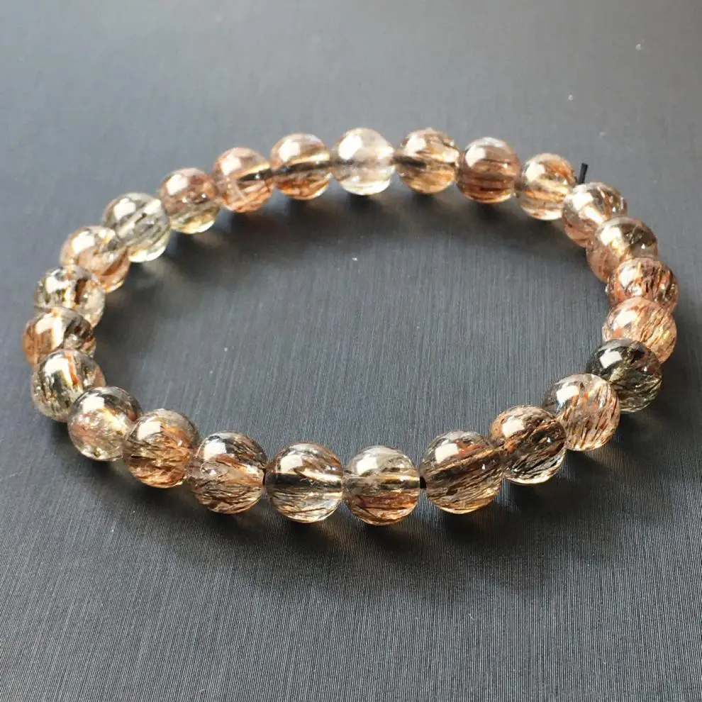 Natural Lion Hair Bracelet Mica Symbiotic Double Wheel Hair Crystal Men's and Women's Bracelet
Natural Lion Hair Bracelet Mica Symbiotic Double Wheel Hair Crystal Men's and Women's Bracelet