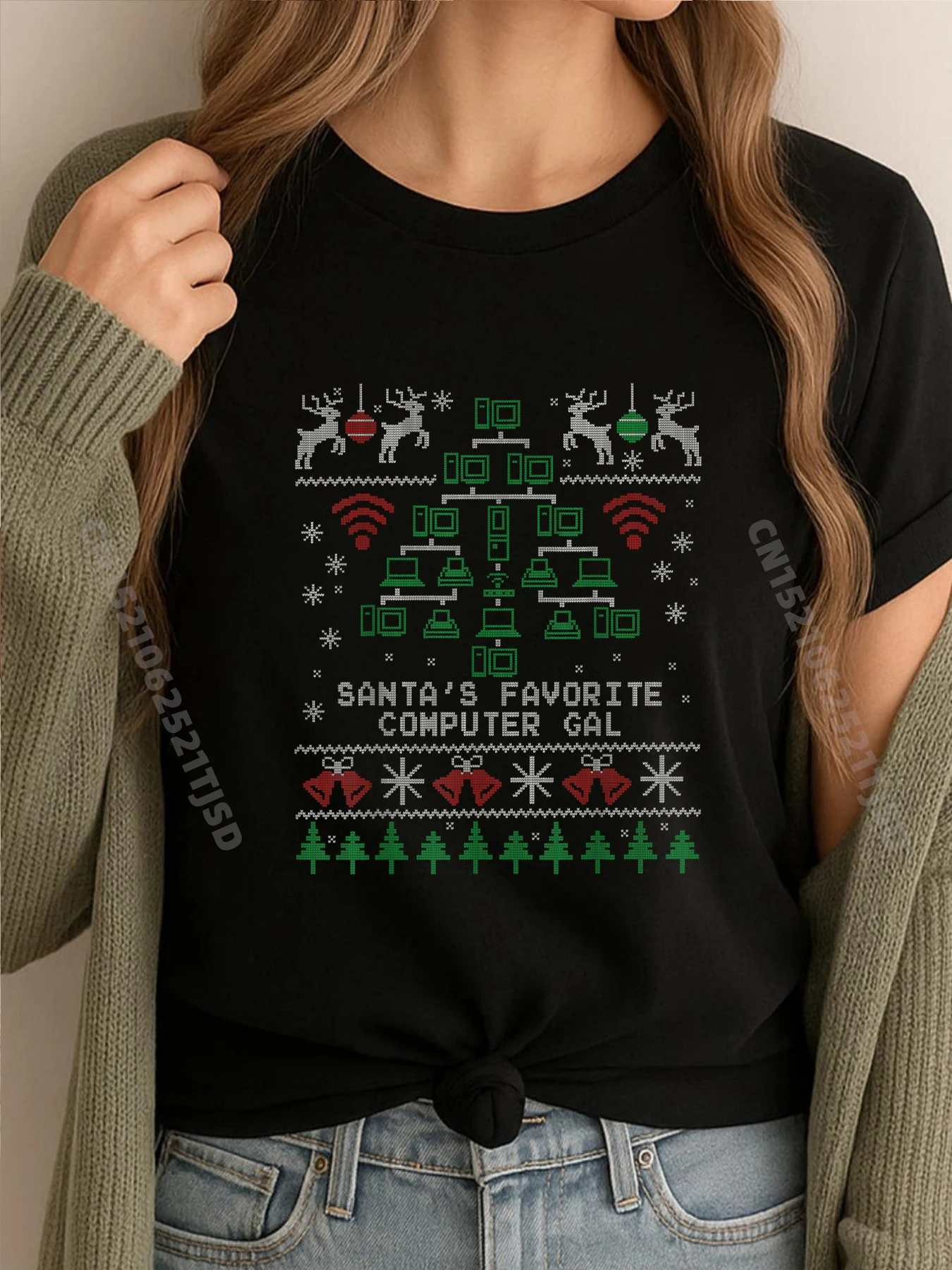 Santa Favorite Computer Gal Tech Support Ugly Christmas Grey Shirt Graphic Tee Band Tshirts T-shirts for Woman Gift
Santa Favorite Computer Gal Tech Support Ugly Christmas Grey Shirt Graphic Tee Band Tshirts T-shirts for Woman Gift