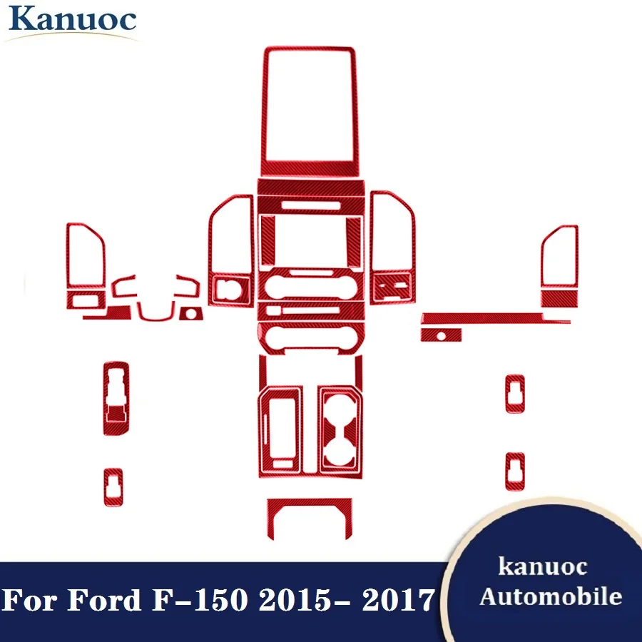 Carbon Fiber Red Stickers Car Interior Decorative Accessories Various Parts For Ford F-150 2015 2016 2017 With 8-Inch Touch
Carbon Fiber Red Stickers Car Interior Decorative Accessories Various Parts For Ford F-150 2015 2016 2017 With 8-Inch Touch