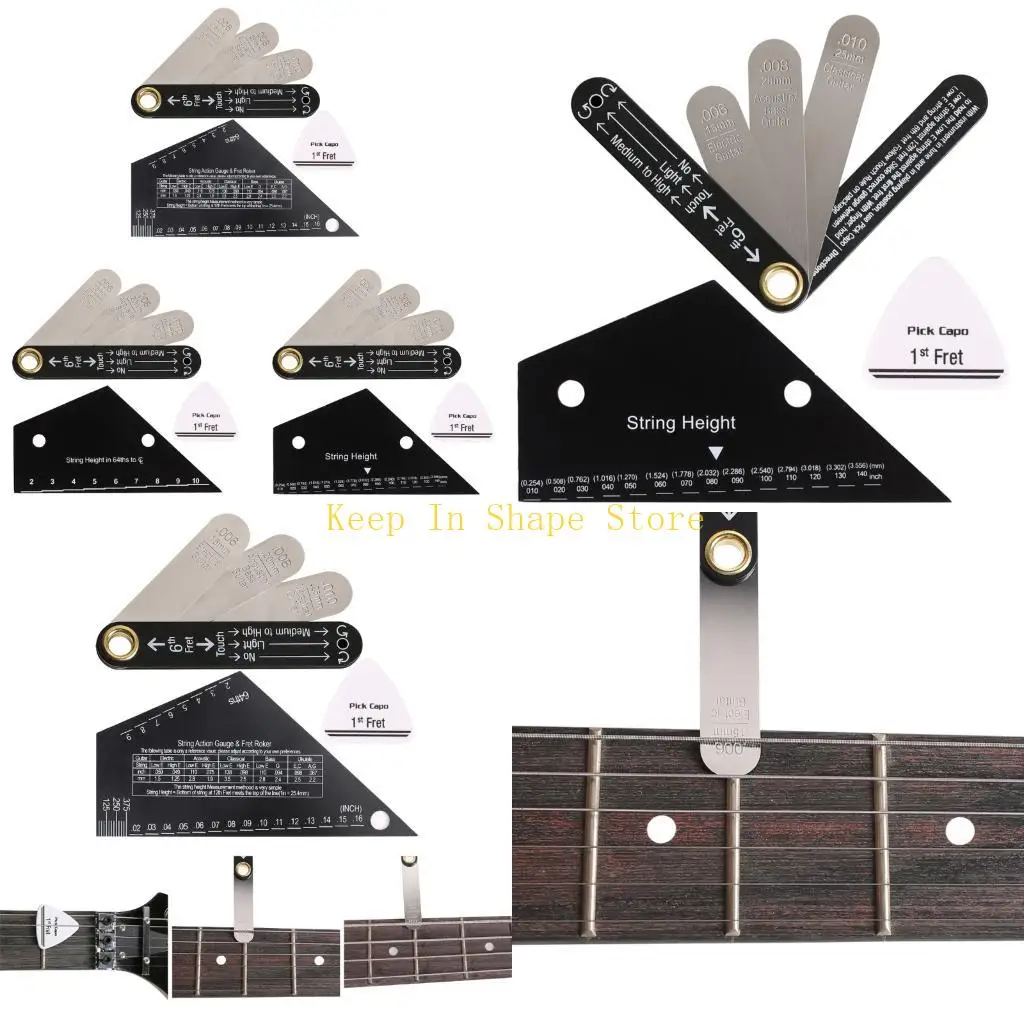 U1JC Easy Use Guitar Setup Set for String Action and Neck Relief Measurements
U1JC Easy Use Guitar Setup Set for String Action and Neck Relief Measurements