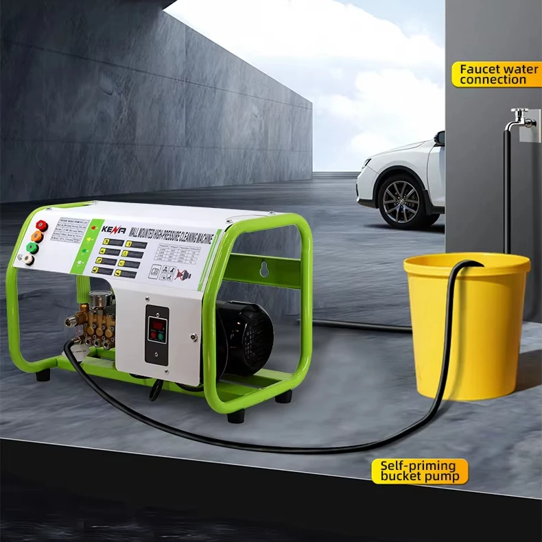 150bar High Pressure Washer 220V 2.2kw/3KW Wall-mounted 100% Full Copper 3 Layers Explosion-proof Steel Tube Car Wash Use
150bar High Pressure Washer 220V 2.2kw/3KW Wall-mounted 100% Full Copper 3 Layers Explosion-proof Steel Tube Car Wash Use