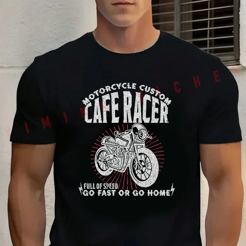 Men‘s’ T-shirt High Quality Funny Cotton Motor Cycle Custom Cafe Racer Full Speed Go Fast Or Go Home Tee Casual O-neck Men Tops
Men‘s’ T-shirt High Quality Funny Cotton Motor Cycle Custom Cafe Racer Full Speed Go Fast Or Go Home Tee Casual O-neck Men Tops