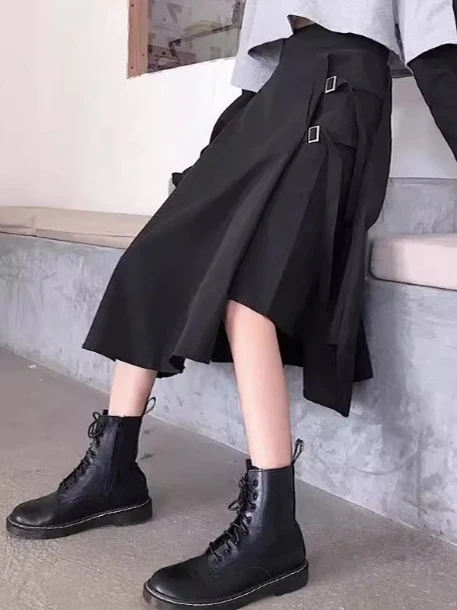 Black Asymmetrical A-Line Skirt High Waist Commuter Style Simple Design Summer Student Workwear Skirt Elegant And Stylish
Black Asymmetrical A-Line Skirt High Waist Commuter Style Simple Design Summer Student Workwear Skirt Elegant And Stylish