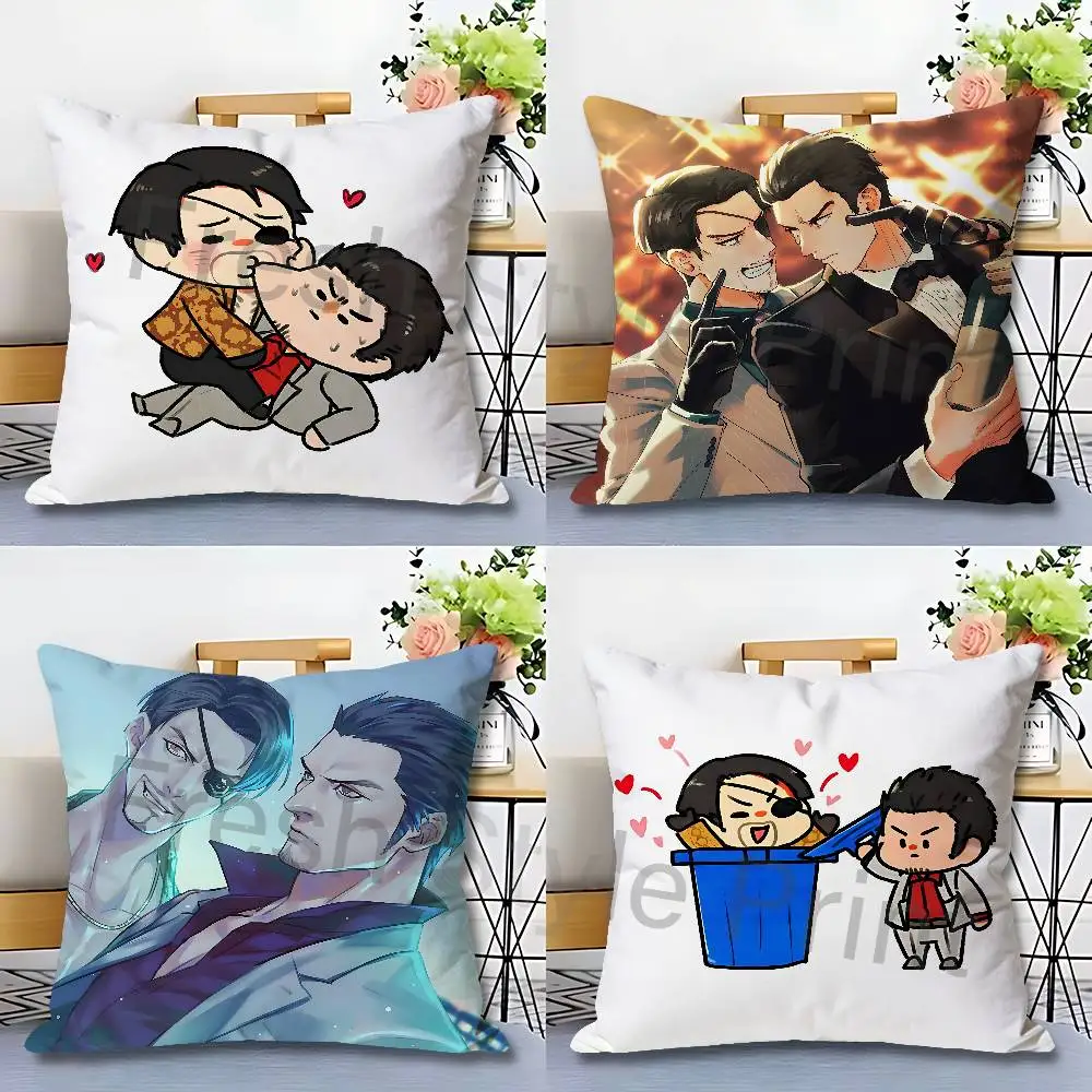 Kiryu Kazuma Majima Y-Yakuza Pillow Cases for Bedroom Living Room Sofa Home Decor Polyester Cushion Cover with Zipper
Kiryu Kazuma Majima Y-Yakuza Pillow Cases for Bedroom Living Room Sofa Home Decor Polyester Cushion Cover with Zipper