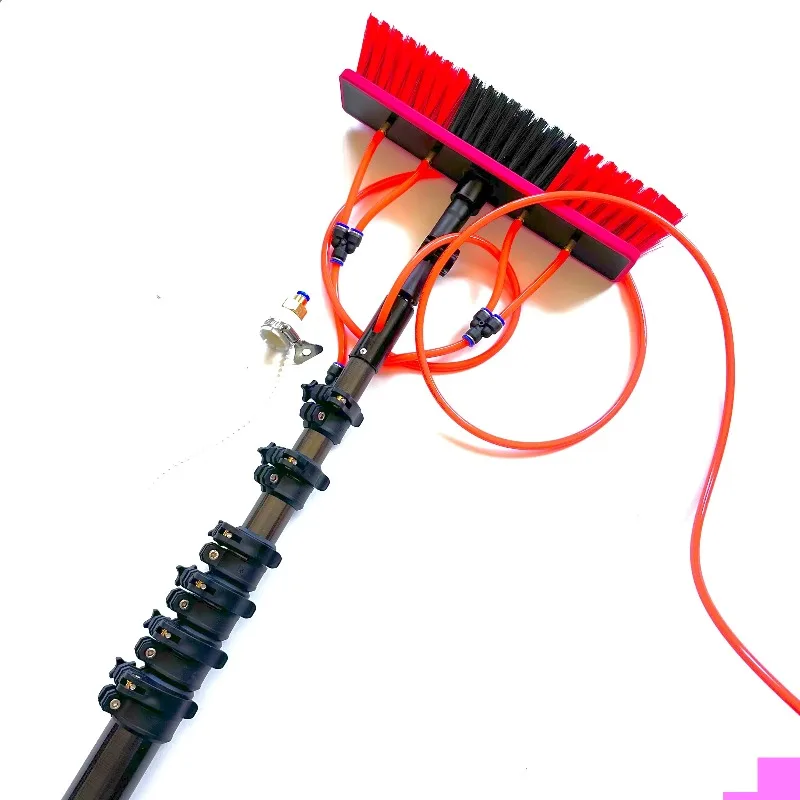 Carbon Window Cleaning ,Pole OEM 35ft、40ft、45ft、60ft Telescopic Carbon Fiber Water Fed Poles with Brush,cleaning Rod
Carbon Window Cleaning ,Pole OEM 35ft、40ft、45ft、60ft Telescopic Carbon Fiber Water Fed Poles with Brush,cleaning Rod