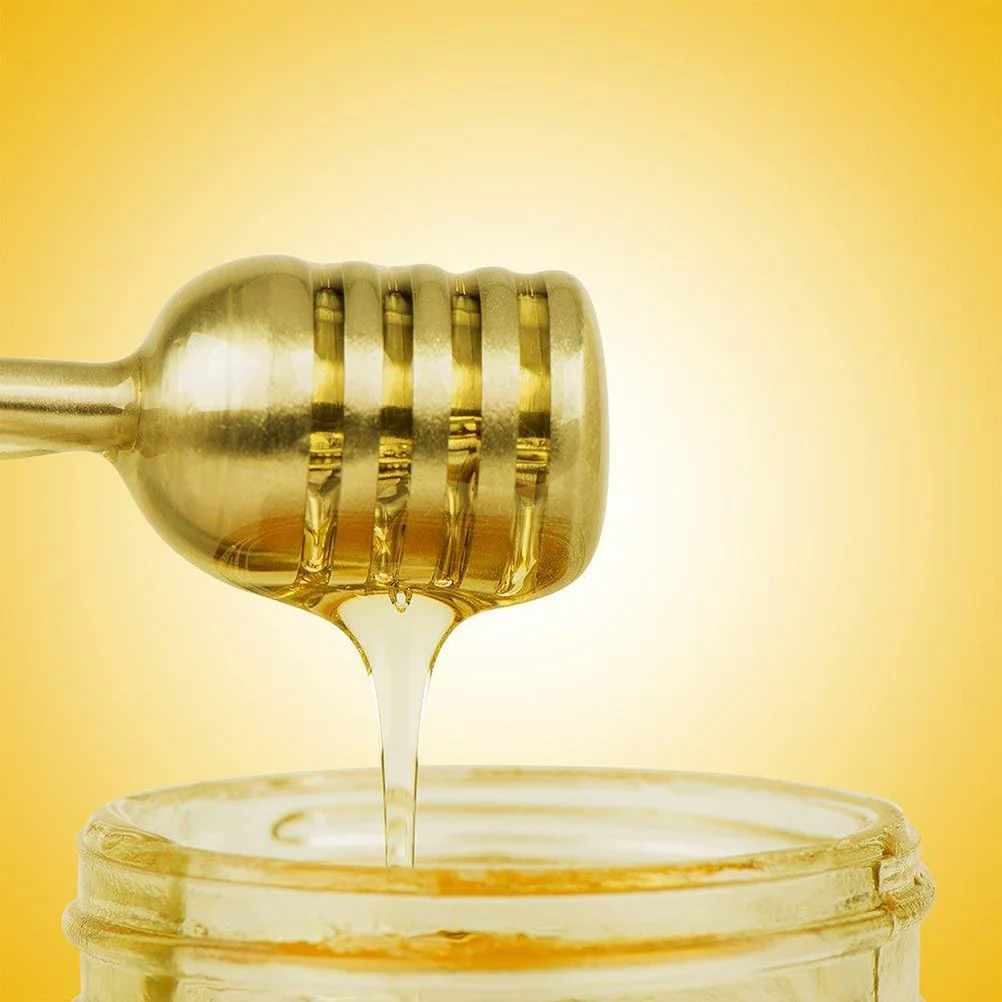 2 Pcs Honey Spoon Container Syrup Stirrer Stirring Stainless Steel with Spiral End Sticks
2 Pcs Honey Spoon Container Syrup Stirrer Stirring Stainless Steel with Spiral End Sticks