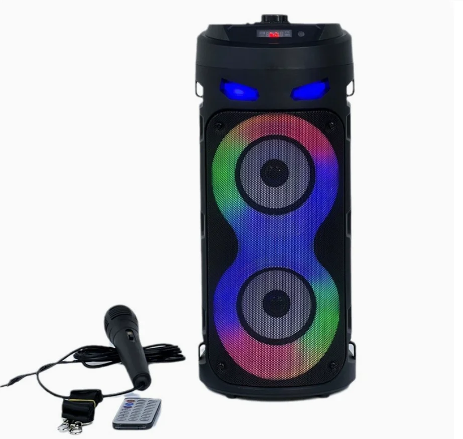 ZQS4239S Karaoke Audio Bluetooth Speaker Portable Wireless With LED Lightening Machine Sound Box Music Subwoofer
ZQS4239S Karaoke Audio Bluetooth Speaker Portable Wireless With LED Lightening Machine Sound Box Music Subwoofer