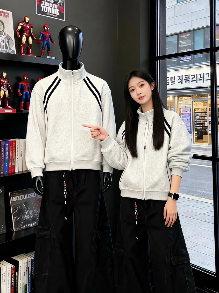 White Grey American Style Hoodie Men's Spring Striped College Couple Jacket Casual Brand Leisure Coat Comfortable Long Sleeve...
White Grey American Style Hoodie Men's Spring Striped College Couple Jacket Casual Brand Leisure Coat Comfortable Long Sleeve...