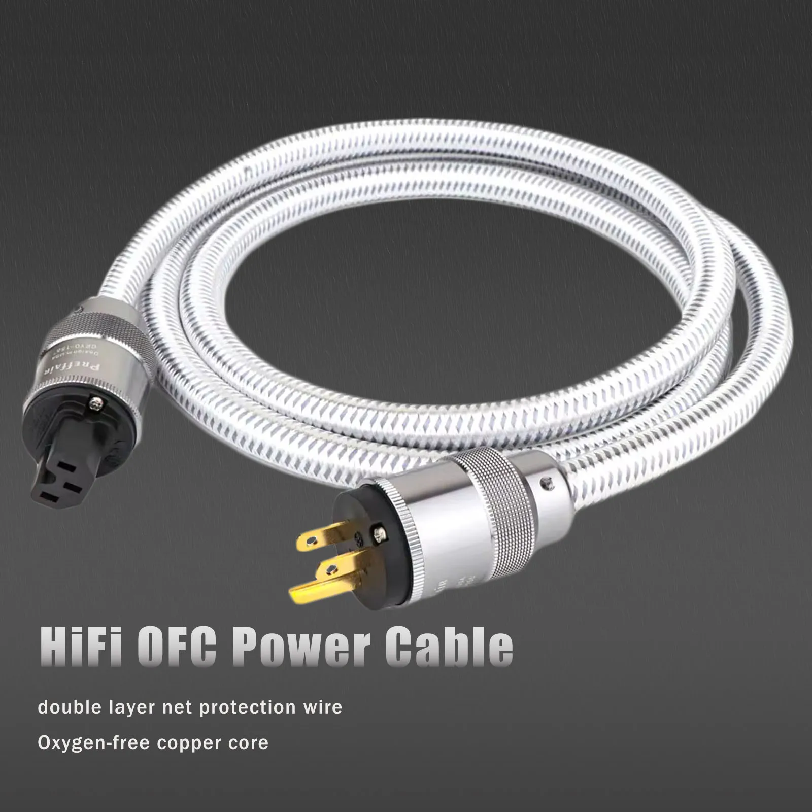 HiFi Power Cable OFC Copper AC Mains audiophile Power Cable High end krell power cable With Gold Plated EU/US Schuko Power Plug
HiFi Power Cable OFC Copper AC Mains audiophile Power Cable High end krell power cable With Gold Plated EU/US Schuko Power Plug