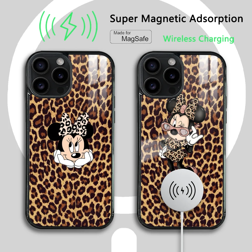 Mickey Mouse tiger leopard print Magsafe Phone Case For iPhone 15 14 13 12 11 Pro Max Plus Mini Mirror Magnetic Cover Funda
Mickey Mouse tiger leopard print Magsafe Phone Case For iPhone 15 14 13 12 11 Pro Max Plus Mini Mirror Magnetic Cover Funda