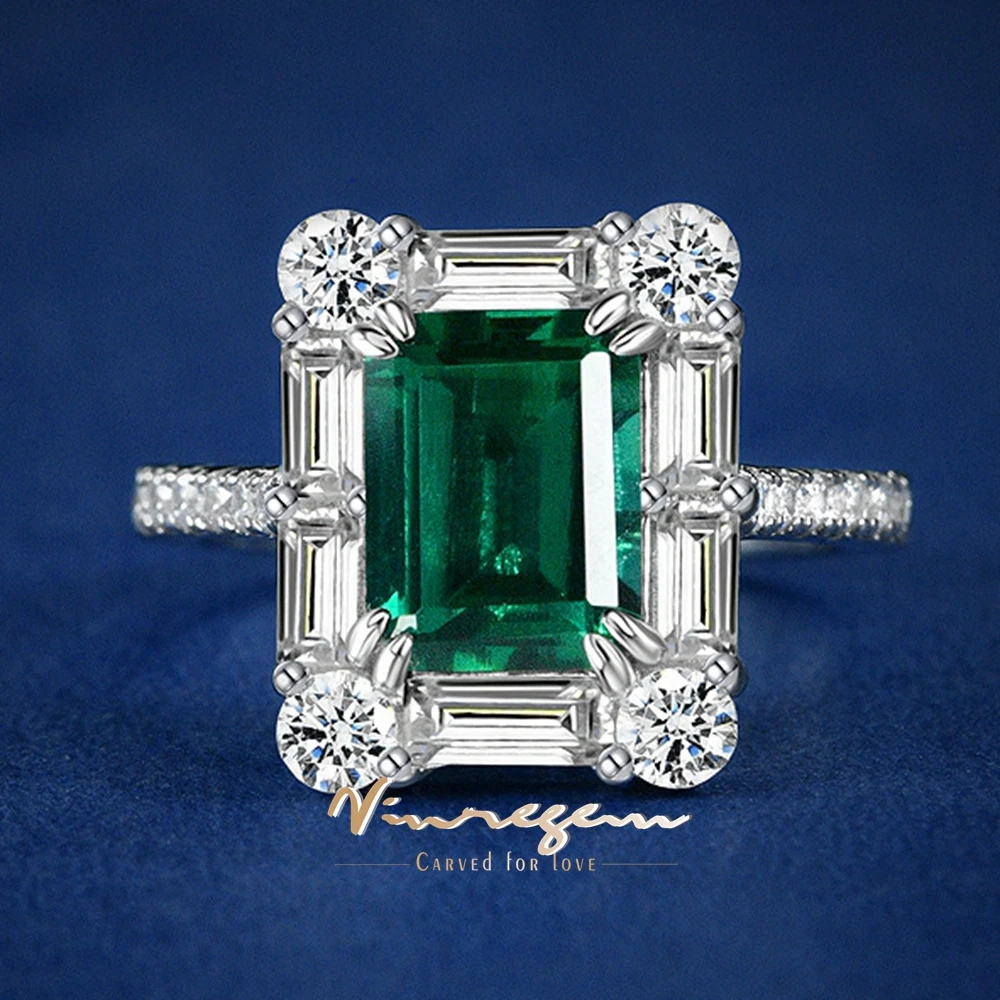 Vinregem 7*9 мм 2CT изумрудный высокоуглеродистый бриллиант драгоценный камень винтажное кольцо из 100% стерлингового серебра 925 пробы для женщин коктейльные ювелирные изделия
Vinregem 7*9 мм 2CT изумрудный высокоуглеродистый бриллиант драгоценный камень винтажное кольцо из 100% стерлингового серебра 925 пробы для женщин коктейльные ювелирные изделия