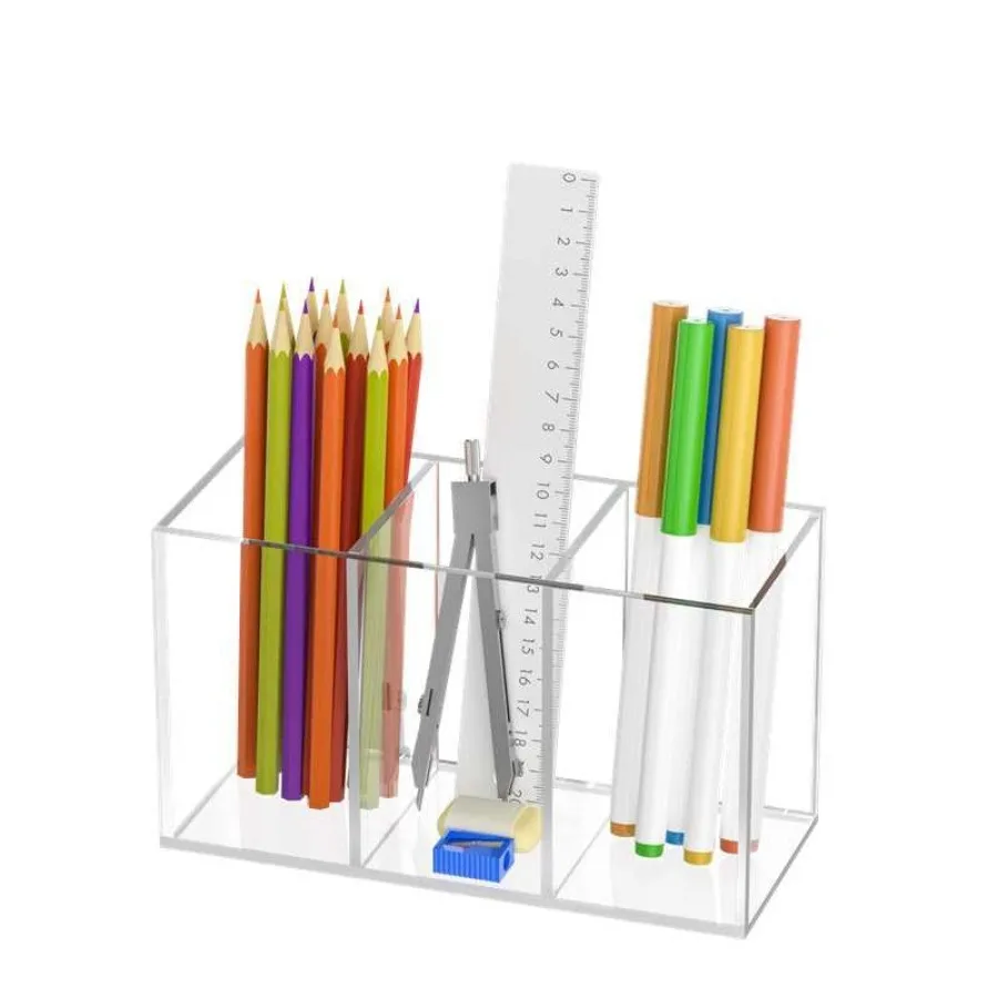 Clear Acrylic Pen Holder for Desk, Plastic Pencil Holder Pen Organizer with, Desktop Stationery Organizer for Office Home Schoo
Clear Acrylic Pen Holder for Desk, Plastic Pencil Holder Pen Organizer with, Desktop Stationery Organizer for Office Home Schoo