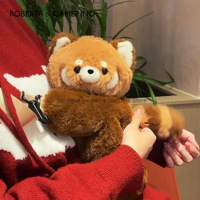 Cos Robeta Raccoon Crouching Bag, милая плюшевая сумка, рюкзак на одно плечо, женский кукольный детский рюкзак через плечо
Cos Robeta Raccoon Crouching Bag, милая плюшевая сумка, рюкзак на одно плечо, женский кукольный детский рюкзак через плечо