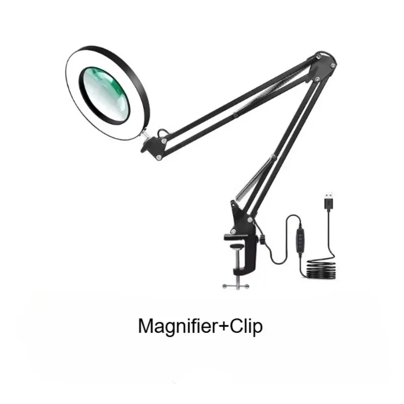 5X HD 72 LED Lights Desktop Magnifier with Light Magnifying Glass Lamp Loupe 3-Color Detachable Circuit Maintenance Inspection
5X HD 72 LED Lights Desktop Magnifier with Light Magnifying Glass Lamp Loupe 3-Color Detachable Circuit Maintenance Inspection