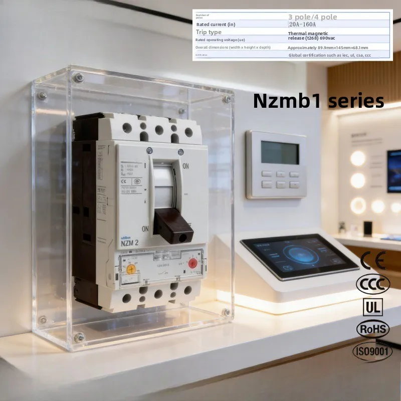 Eaton Muller NZMB1 series MCCB 3C/UL certified 690V molded case circuit breaker for machine tools
Eaton Muller NZMB1 series MCCB 3C/UL certified 690V molded case circuit breaker for machine tools