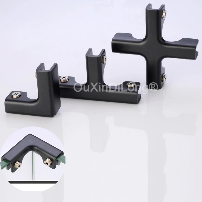 10PCS Aluminum Glass Clamps Shelves Holder Clips Corner Bracket Fish Tank Clamp Showcase Clamps for 4-12mm Glass Black GF866
10PCS Aluminum Glass Clamps Shelves Holder Clips Corner Bracket Fish Tank Clamp Showcase Clamps for 4-12mm Glass Black GF866