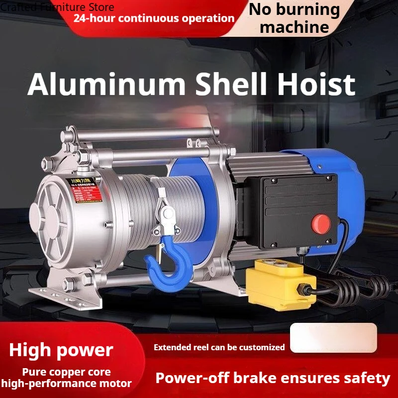 Aluminum Shell Winch Lifting Quick-up And Down Electric Hoist Winch Stable Durable Commercial Machinery Wciągarka ZY60JYJ
Aluminum Shell Winch Lifting Quick-up And Down Electric Hoist Winch Stable Durable Commercial Machinery Wciągarka ZY60JYJ