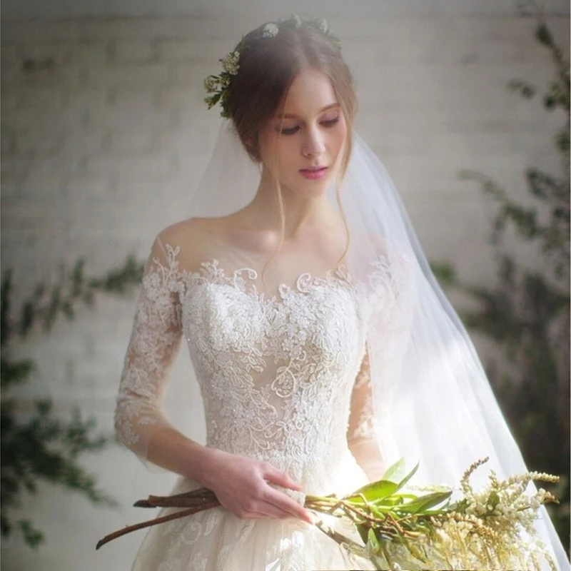 Elegant Wedding Dress Flat Straps Sleeve Lace Dress Wedding Dress
Elegant Wedding Dress Flat Straps Sleeve Lace Dress Wedding Dress