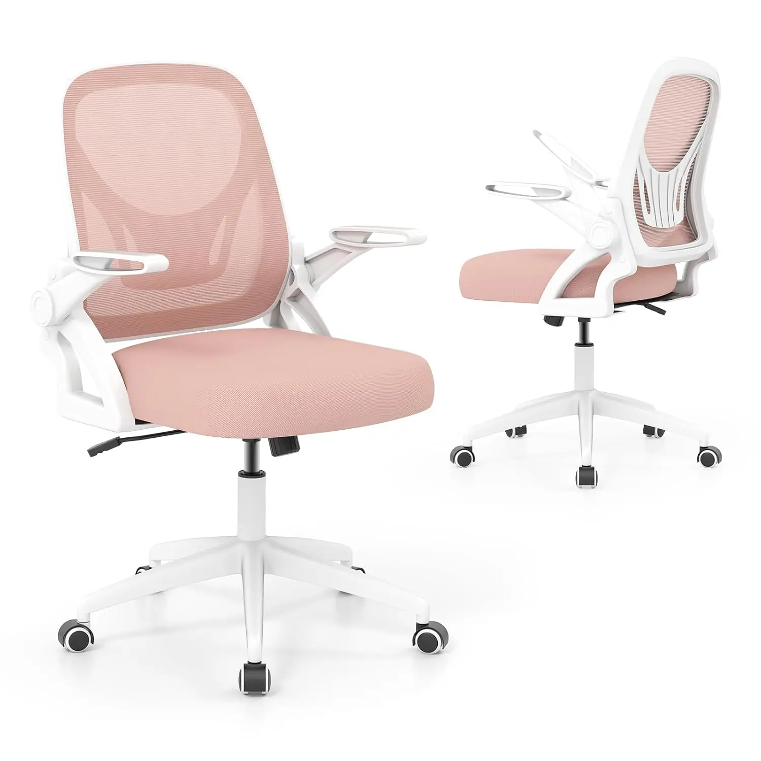 Office Chair, Comfy Swivel Rolling Desk Chair with Adjustable Height & Flip-Up Armrests, Ergonomic Mesh Computer, Customized
Office Chair, Comfy Swivel Rolling Desk Chair with Adjustable Height & Flip-Up Armrests, Ergonomic Mesh Computer, Customized