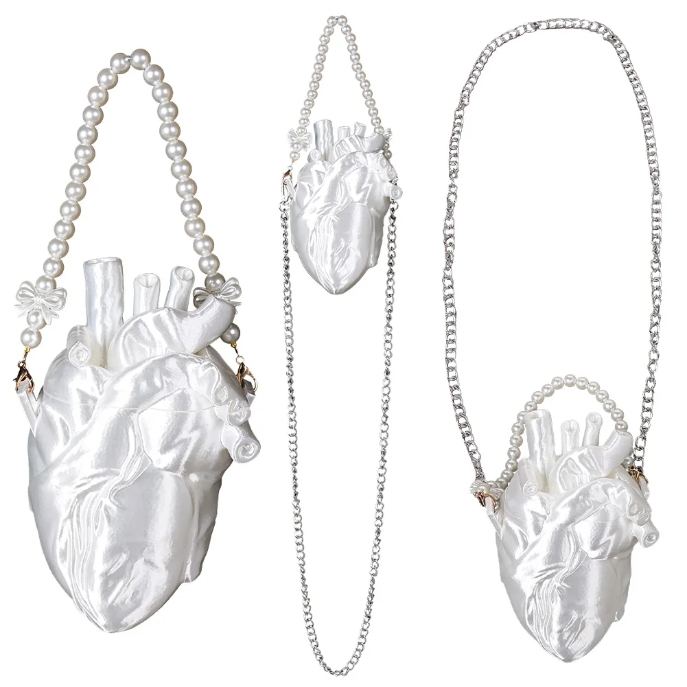 Fantasia Ghost Bride Handbag Heart Shaped Horror Movie Cosplay Disfraz Costume Accessories Women Halloween Carnival Party Prop
Fantasia Ghost Bride Handbag Heart Shaped Horror Movie Cosplay Disfraz Costume Accessories Women Halloween Carnival Party Prop