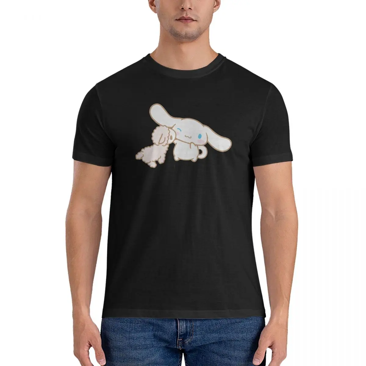 Funny Sanrio T-Shirts Men Round Collar 100% Cotton T Shirt Cinnamoroll Short Sleeve Tee Shirt Birthday Present Clothes
Funny Sanrio T-Shirts Men Round Collar 100% Cotton T Shirt Cinnamoroll Short Sleeve Tee Shirt Birthday Present Clothes