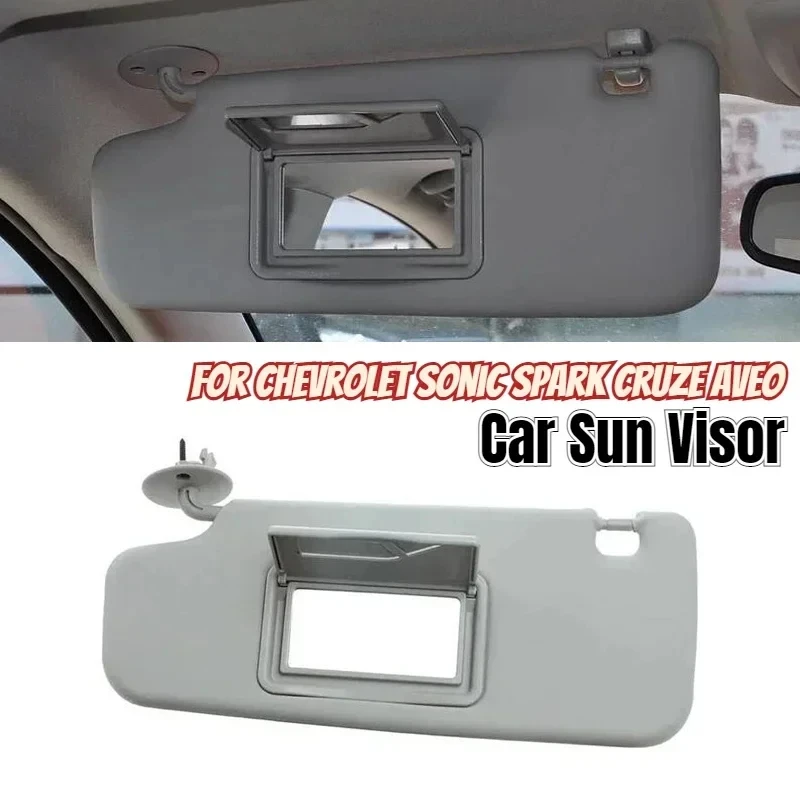 Gray Sun Visor Assembly With Makeup Mirror For Chevrolet Sonic 2012-2020 For Spark 2011-2022 1902132 P95327509
Gray Sun Visor Assembly With Makeup Mirror For Chevrolet Sonic 2012-2020 For Spark 2011-2022 1902132 P95327509