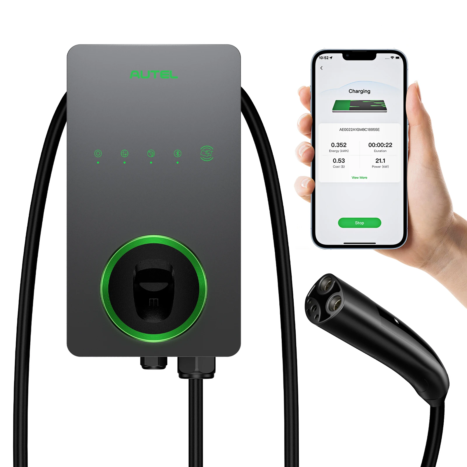Настенный разъем для зарядного устройства Autel Home Ev Gen 3 Model 3, настенный ящик для зарядной станции Tesla NACS
Настенный разъем для зарядного устройства Autel Home Ev Gen 3 Model 3, настенный ящик для зарядной станции Tesla NACS