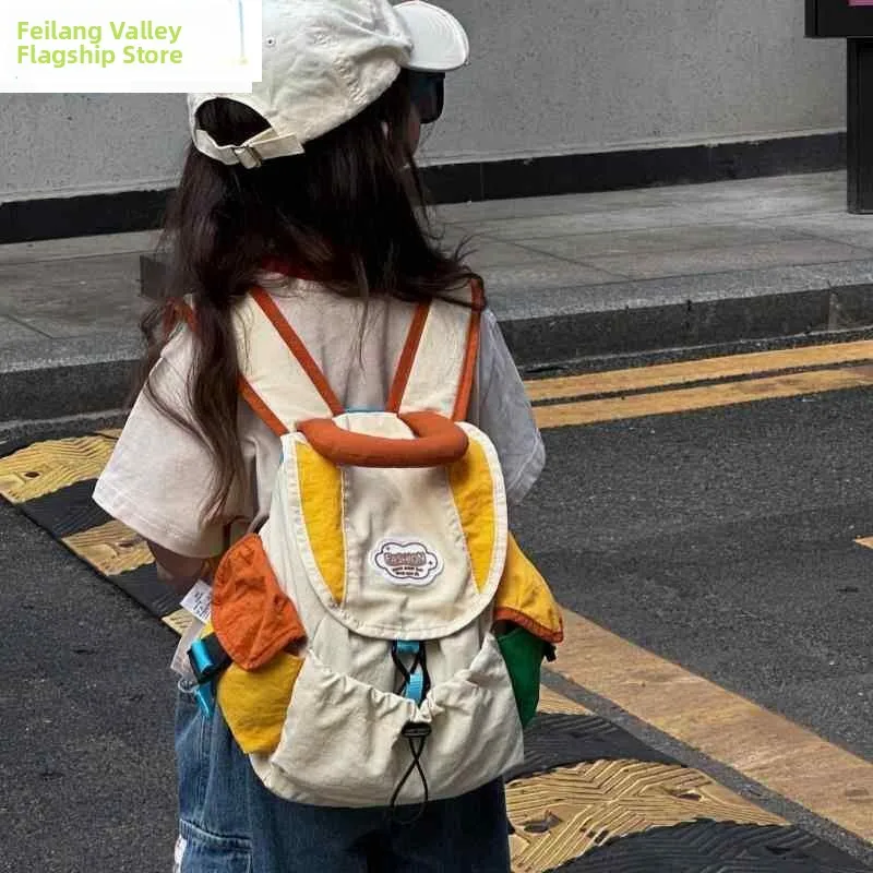 Fashionable Color Block Backpack for Boys And Girls Primary School Students Kindergarten Students 2026 New Arrival
Fashionable Color Block Backpack for Boys And Girls Primary School Students Kindergarten Students 2026 New Arrival