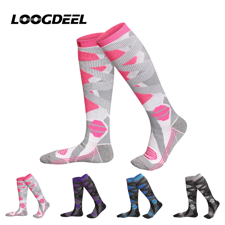 Зимние теплые лыжные носки Loogdeel, противоскользящие, утолщенные, дышащие, компрессионные, футбольные, сноубордические, впитывающие влагу
Зимние теплые лыжные носки Loogdeel, противоскользящие, утолщенные, дышащие, компрессионные, футбольные, сноубордические, впитывающие влагу