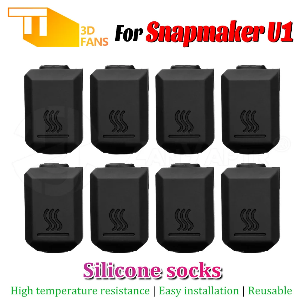 For 3D Printer Hotend Silicone Sock for Snapmaker U1 Heater Block High Temp Resistant Durable Cover for 3D Printer accessories
For 3D Printer Hotend Silicone Sock for Snapmaker U1 Heater Block High Temp Resistant Durable Cover for 3D Printer accessories