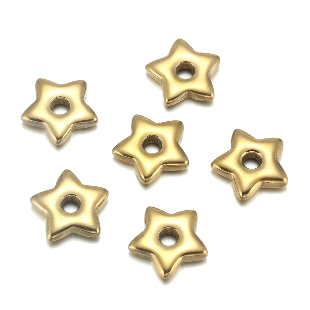 5 Pcs/Lot Stainless Steel Gold Pentagram Pendant For DIY Accessories Bracelet Earrings Necklace Jewelry Making Findings Supplies
5 Pcs/Lot Stainless Steel Gold Pentagram Pendant For DIY Accessories Bracelet Earrings Necklace Jewelry Making Findings Supplies