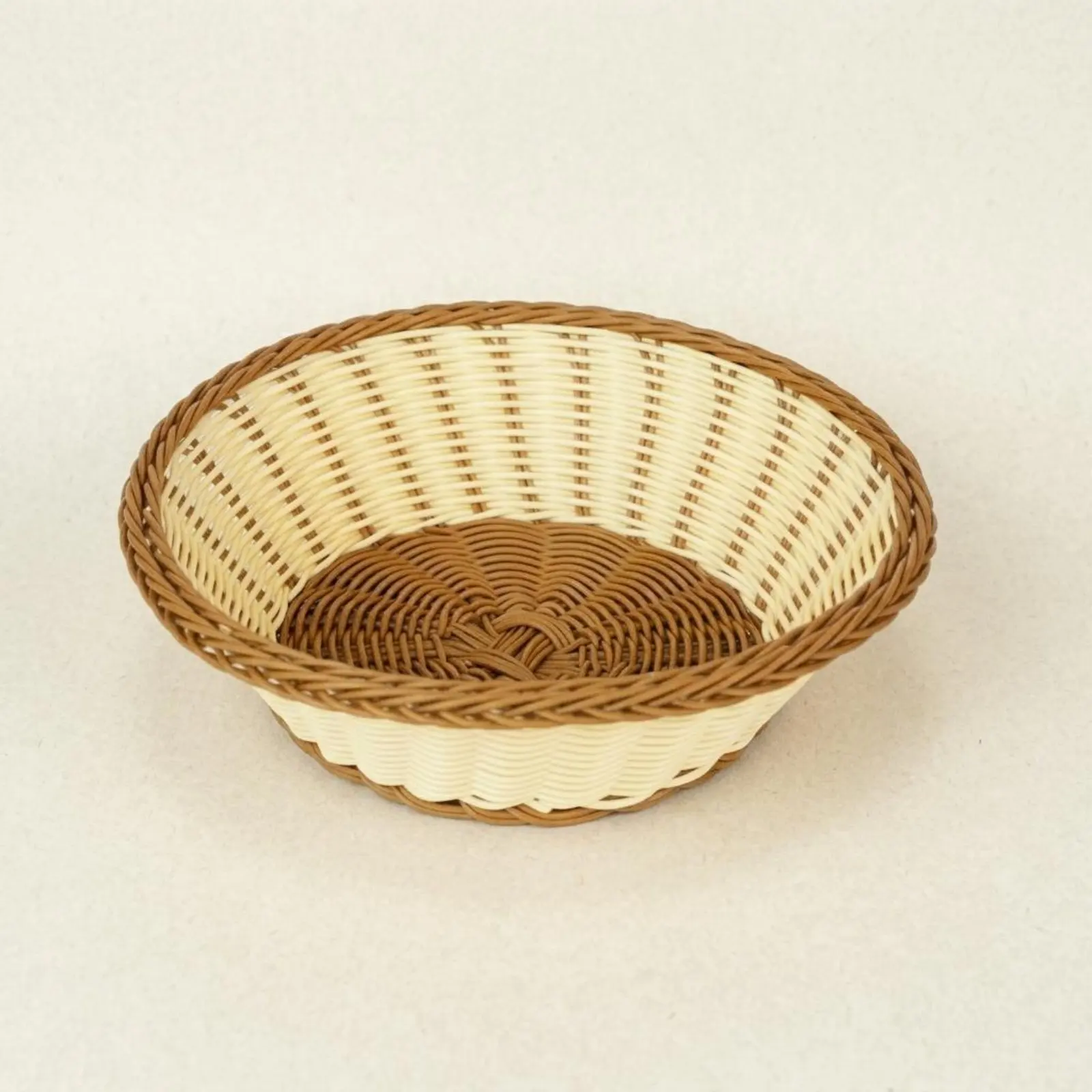 Rattan Design Basket Lightweight Woven Food Basket Snack Tray Stackable Houseware Nestable for Dining Room
Rattan Design Basket Lightweight Woven Food Basket Snack Tray Stackable Houseware Nestable for Dining Room