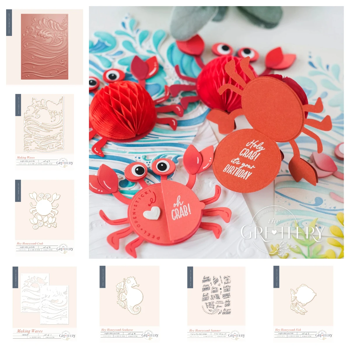 Hey Honeycomb Crab Seahorse Die 2026 New Arrival Clear Stamps or Metal Cutting Dies Sets for DIY Craft Making Greeting Card
Hey Honeycomb Crab Seahorse Die 2026 New Arrival Clear Stamps or Metal Cutting Dies Sets for DIY Craft Making Greeting Card