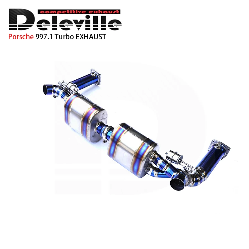 New Style Titanium Exhaust Pipe Car Catback Exhaust For Porsche 911 997.1 Turbo Automotive Valvetronic Exhaust Muffler Catback
New Style Titanium Exhaust Pipe Car Catback Exhaust For Porsche 911 997.1 Turbo Automotive Valvetronic Exhaust Muffler Catback