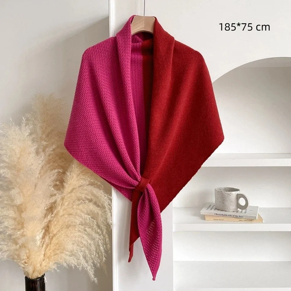 Fashion Solid Color Wool Knitted Scarf Warm Multi-functional Women Shawl Neck Protection Shawl Wrap British Style
Fashion Solid Color Wool Knitted Scarf Warm Multi-functional Women Shawl Neck Protection Shawl Wrap British Style