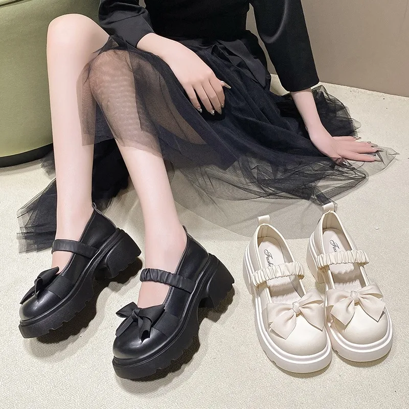 Women Lolita Shoes 2025 Summer New High Heels Mary Jane Shoes Girl's Chunky Platform Pumps Woman Round Toe Party Shoes Zapatos
Women Lolita Shoes 2025 Summer New High Heels Mary Jane Shoes Girl's Chunky Platform Pumps Woman Round Toe Party Shoes Zapatos
