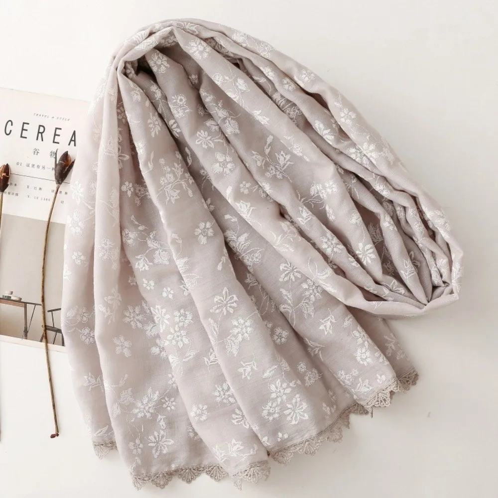 Literary Elegant Embroider Scarf Thin Plain Design Floral Scarf 180*90Cm Soft Female Headscarf for Women
Literary Elegant Embroider Scarf Thin Plain Design Floral Scarf 180*90Cm Soft Female Headscarf for Women