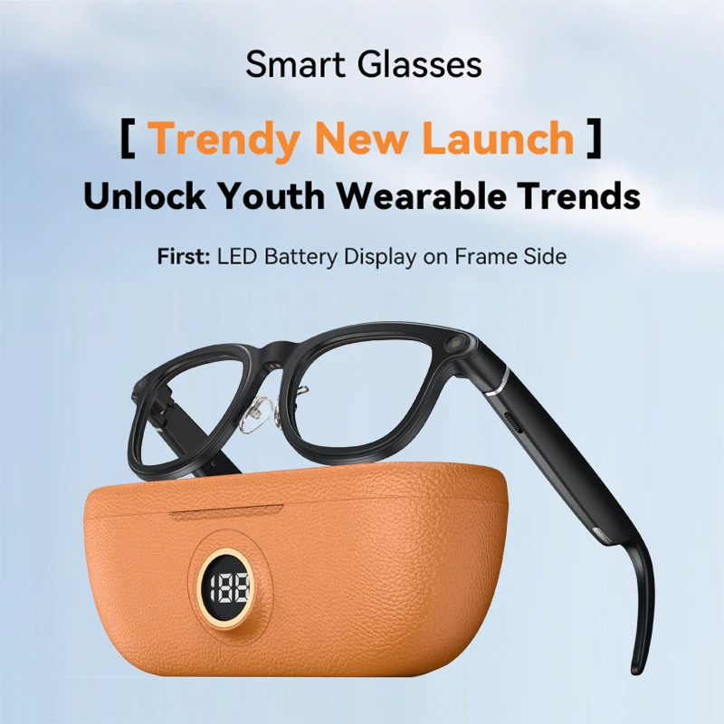 X01 Ultra Smart AI Glasses 8MP HD Camera Video Record Voice Call Intelligent Translation Photochromic AI Glasses WCharge Case
X01 Ultra Smart AI Glasses 8MP HD Camera Video Record Voice Call Intelligent Translation Photochromic AI Glasses WCharge Case