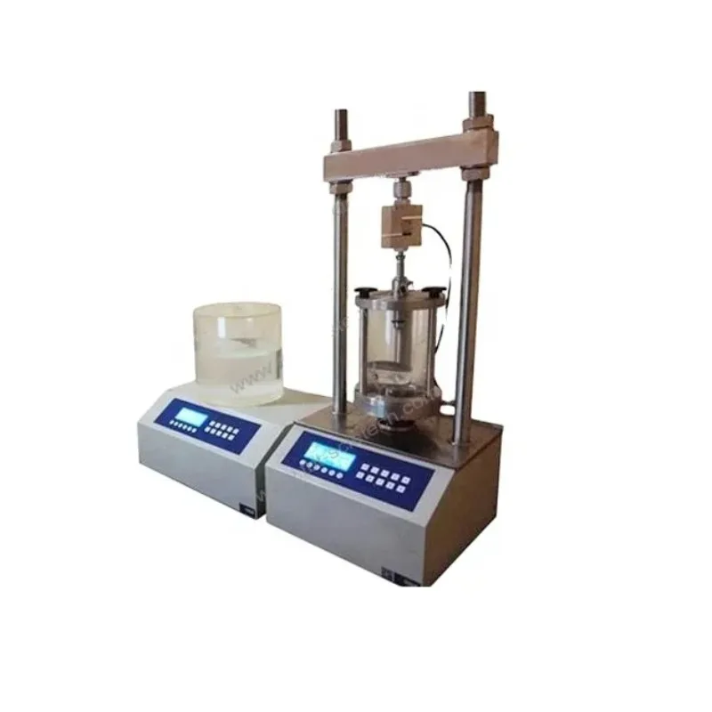 10 KN Full Automatic Strain controlled triaxial test apparatus 30kn Full Automatic Triaxial Testing Machine Soil Uu Cu CD test
10 KN Full Automatic Strain controlled triaxial test apparatus 30kn Full Automatic Triaxial Testing Machine Soil Uu Cu CD test