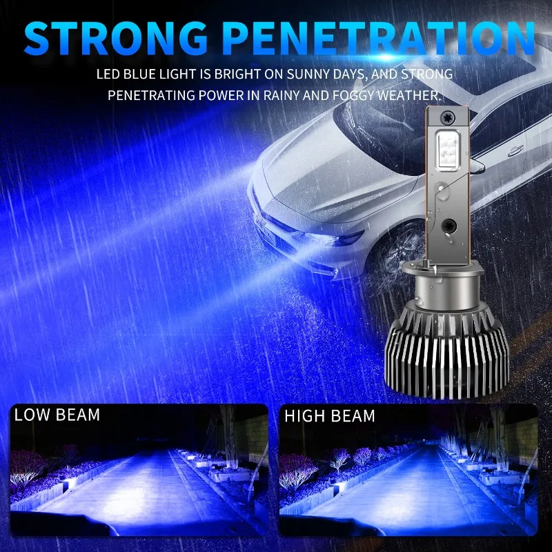 2PCS M6 130W Super Bright H11 Blue Light LED Car Fog Lights PSX26W Dual Copper Tube 65W9006 Headlight Bulbs Compatible with H3 H
2PCS M6 130W Super Bright H11 Blue Light LED Car Fog Lights PSX26W Dual Copper Tube 65W9006 Headlight Bulbs Compatible with H3 H