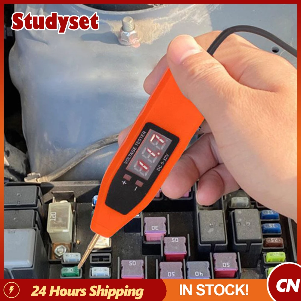 Car Truck Voltage Circuit Tester Digital Display Long Probe Pen Light Bulb Automobile Diagnostic Tools Auto Repair Drop Shipping
Car Truck Voltage Circuit Tester Digital Display Long Probe Pen Light Bulb Automobile Diagnostic Tools Auto Repair Drop Shipping
