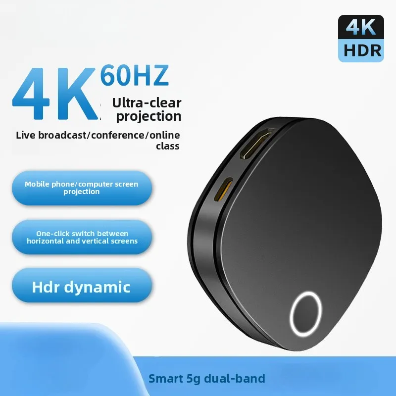 G54 4K 60Hz 5G Беспроводной HD-совместимый ТВ-адаптер Wi-Fi для дублирования экрана Miracast Airplay для ТВ и ПК
G54 4K 60Hz 5G Беспроводной HD-совместимый ТВ-адаптер Wi-Fi для дублирования экрана Miracast Airplay для ТВ и ПК