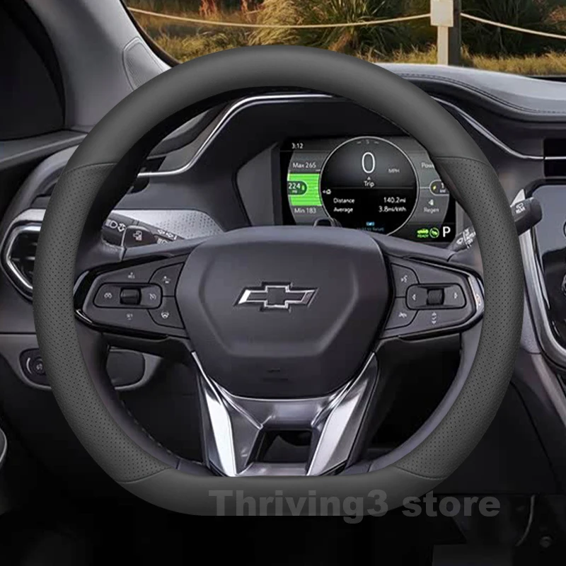Leather Car Steering Wheel Cover For Chevrolet Bolt EV EUV 2015-2027 Auto Steering Wheel Chevrolet Bolt euv 2023 Accessories
Leather Car Steering Wheel Cover For Chevrolet Bolt EV EUV 2015-2027 Auto Steering Wheel Chevrolet Bolt euv 2023 Accessories