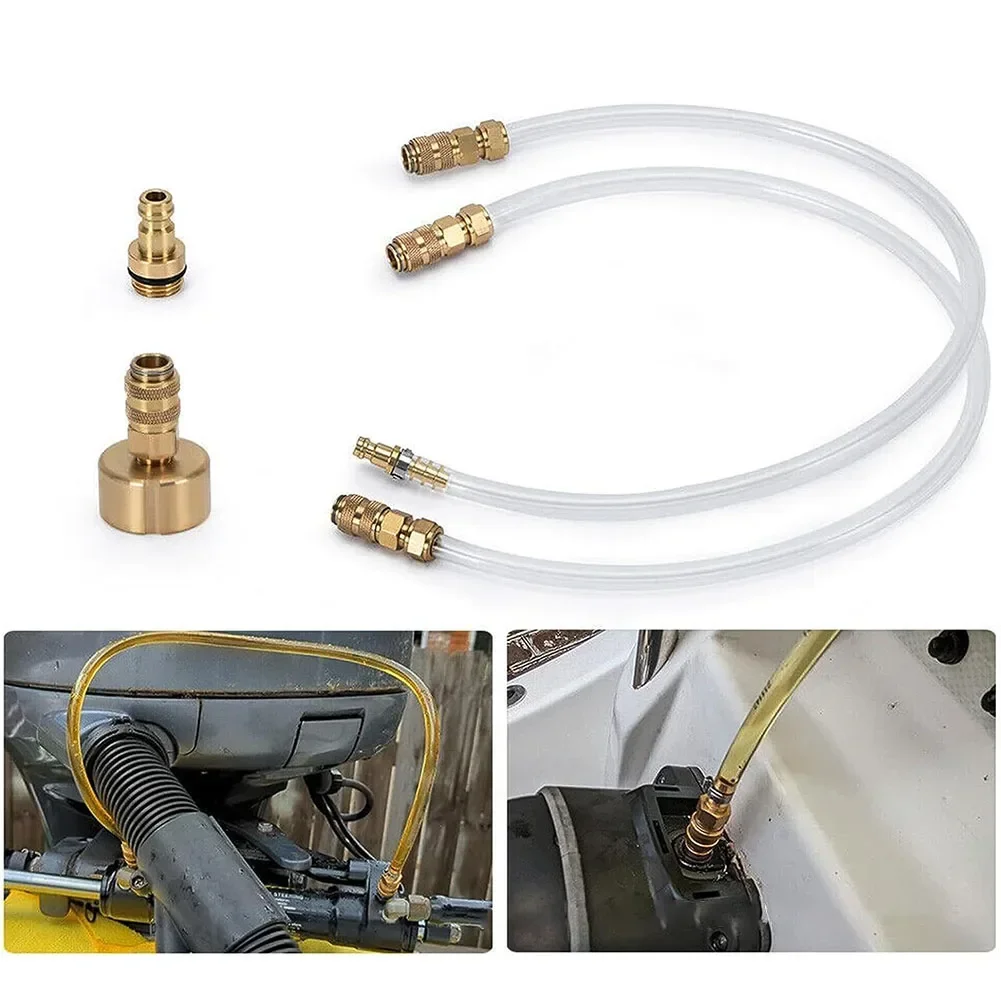 Boat Bleed Filler Kit Hydraulic Steering Filler Bleed Set Quick Connect Fittings Refilling Steering Fluid Tube Bleed Marine Tool
Boat Bleed Filler Kit Hydraulic Steering Filler Bleed Set Quick Connect Fittings Refilling Steering Fluid Tube Bleed Marine Tool