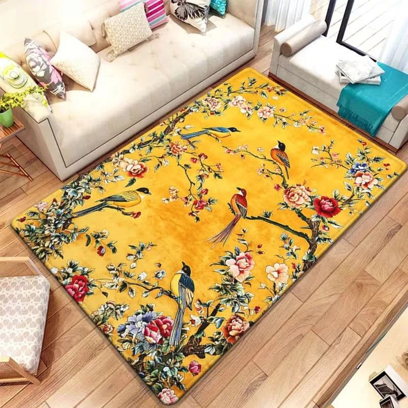 HD Printed Birds on Vintage Branches Carpet Living Room Home Decor Sofa Rug Bedroom Bedside Rug Kitchen Table Floor Mat Gift
HD Printed Birds on Vintage Branches Carpet Living Room Home Decor Sofa Rug Bedroom Bedside Rug Kitchen Table Floor Mat Gift