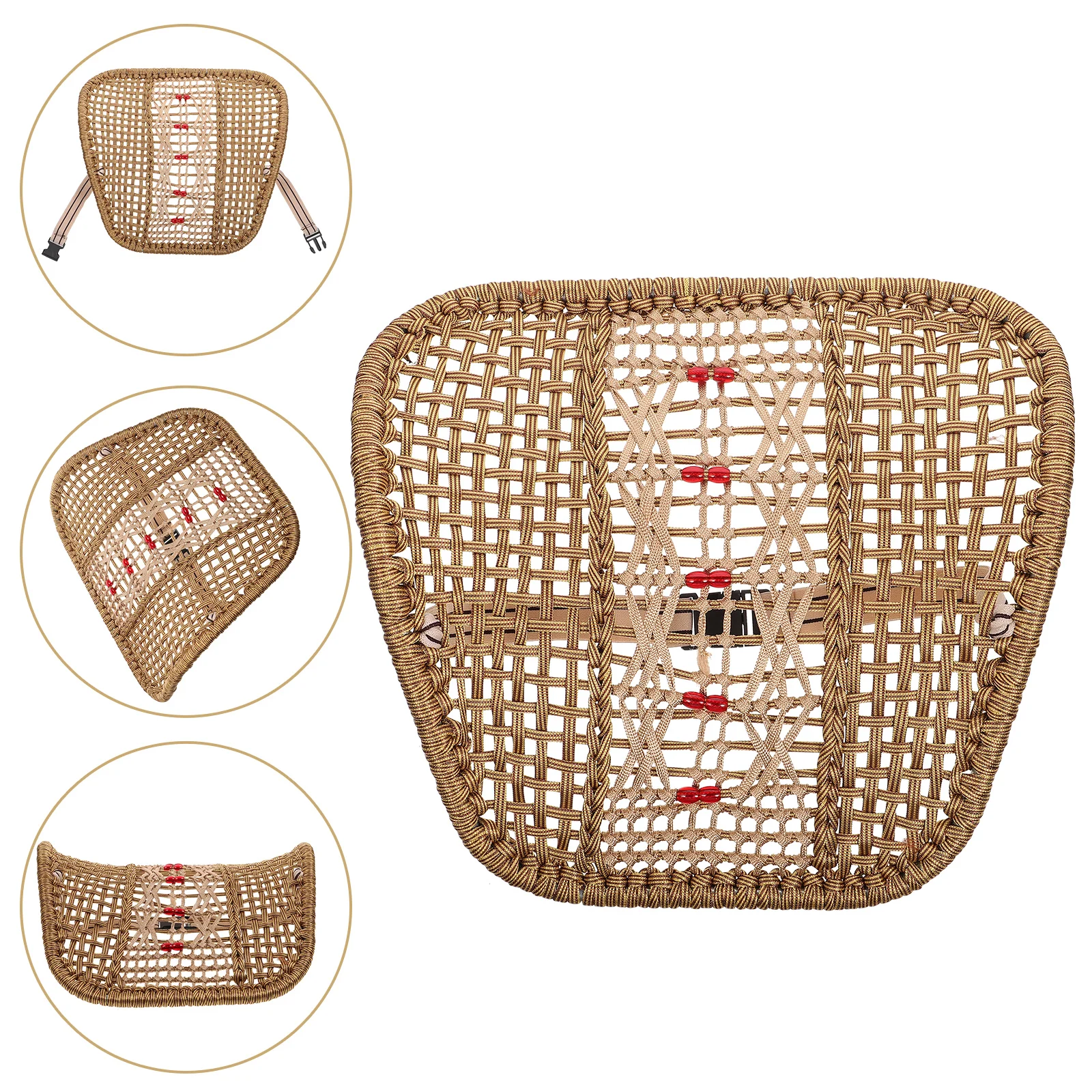 Car Summer H knitted Steel Tube Lumbar Pillow Round Backrest Cushion Thick Support Chair Cars Relief Comfortable Durable Office
Car Summer H knitted Steel Tube Lumbar Pillow Round Backrest Cushion Thick Support Chair Cars Relief Comfortable Durable Office
